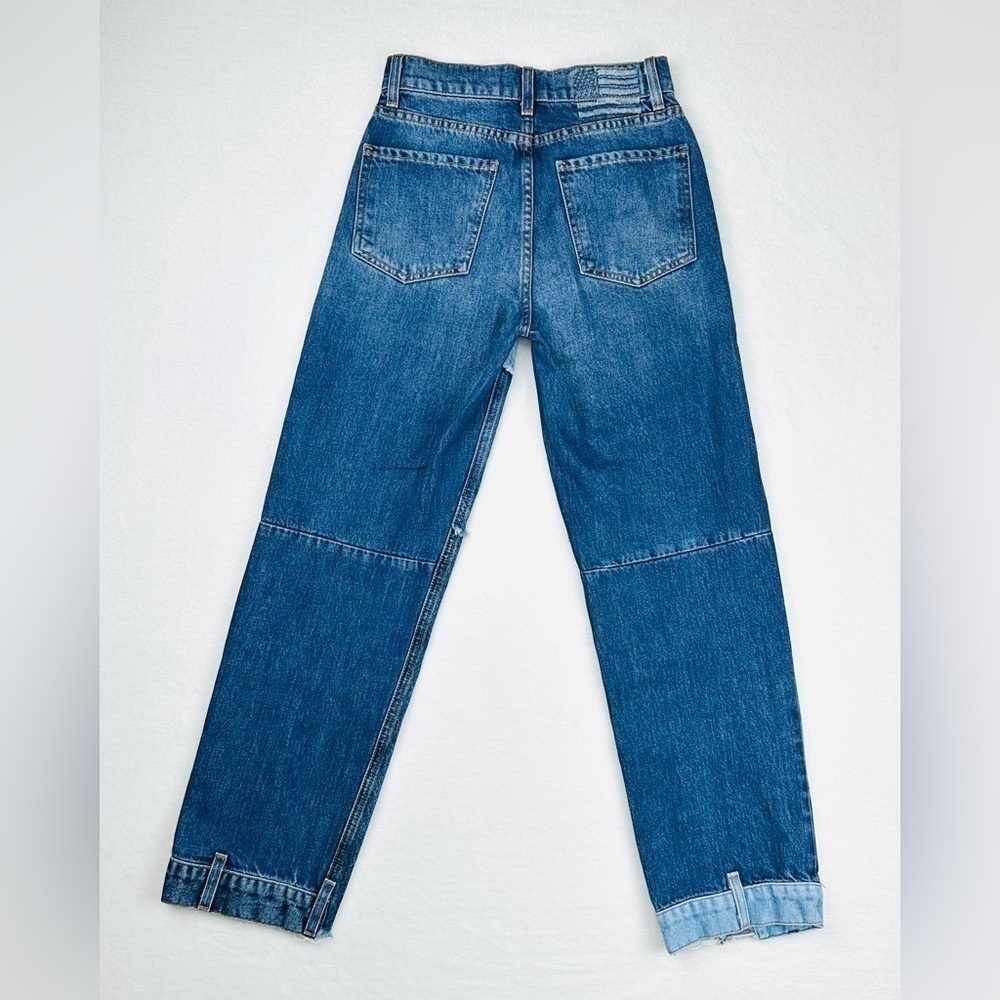 Revice Women’s Matchmaker Love at First Sight 24 Waist Patchwork Fringe Jeans - Picture 2 of 13